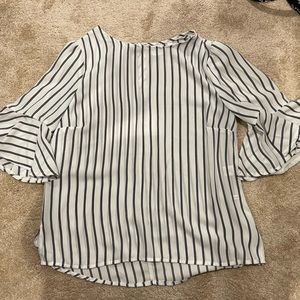 Black & White Blouse